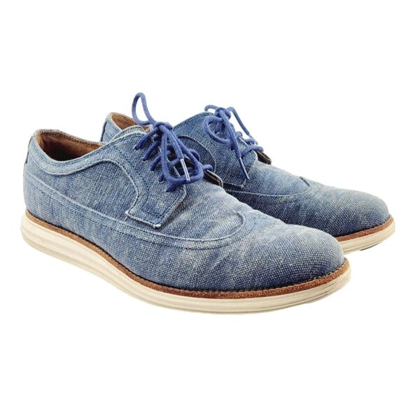 Cole Haan ● ZERØGRAND Denim Oxford‎ - Size 10 - Picture 1 of 8